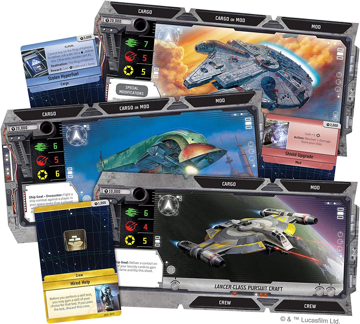 Star Wars Outer Rim Board Game - Strategy Game, Fun Family Adventure for Teens & Adults, Ages 14+, 1-4 Players, 3-4 Hour Playtime