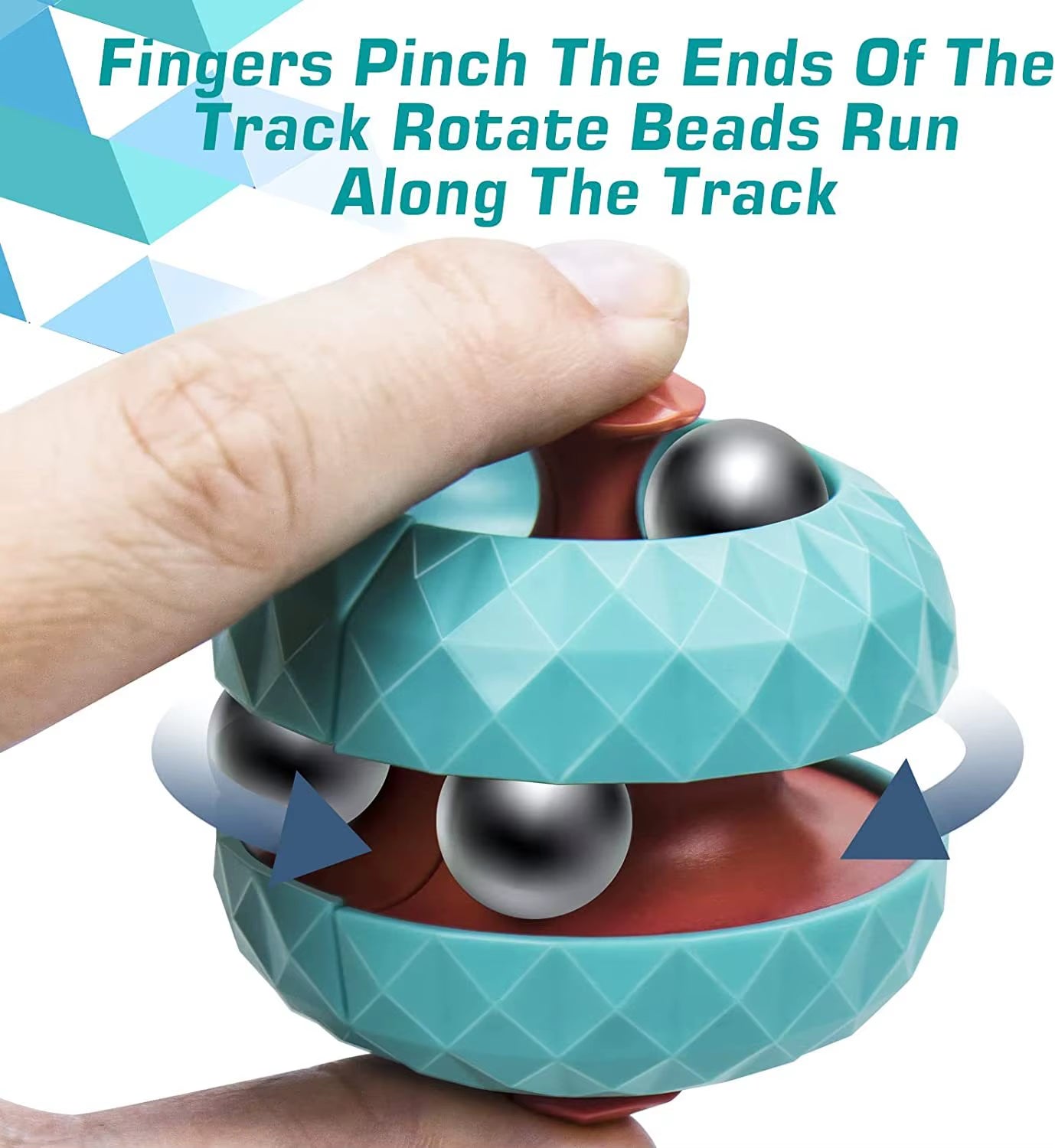 Decompression Toy Creative Orbit Ball Toy Children Autism Orbit Ball Cube anti Stress Sensory Toys Infinite Flip Change for Kid