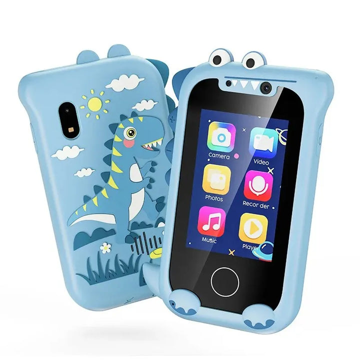 Kids Smart Phone Educational Toys Children Musical Player MP3 Dual Camera Selfie with 512MB Card Touchscreen Learning Toy Gifts