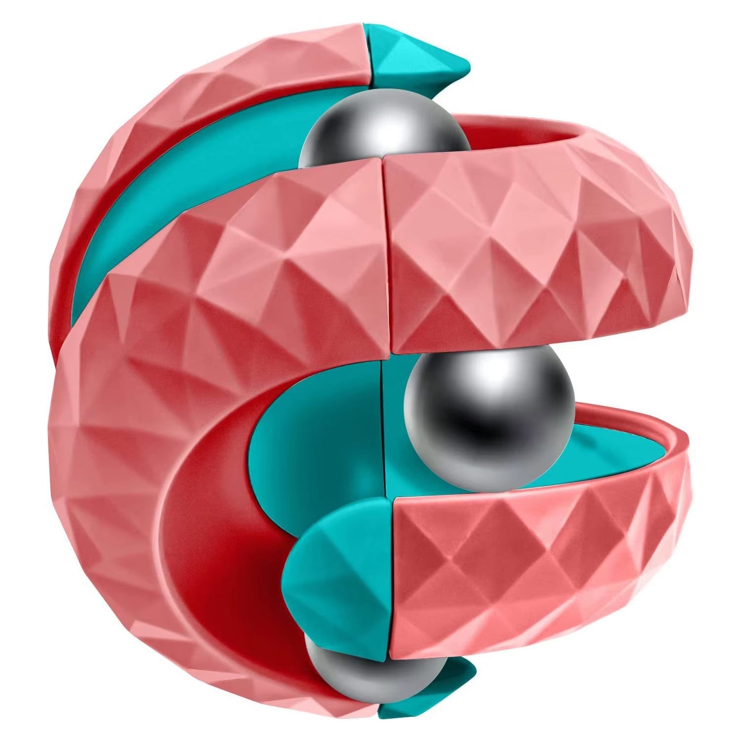 Decompression Toy Creative Orbit Ball Toy Children Autism Orbit Ball Cube anti Stress Sensory Toys Infinite Flip Change for Kid