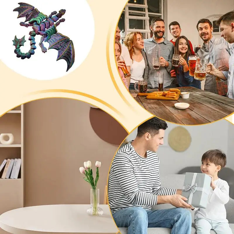 Dragon Animals Toys Hand Finger Puppet Educational Baby Toys Learning Education Children