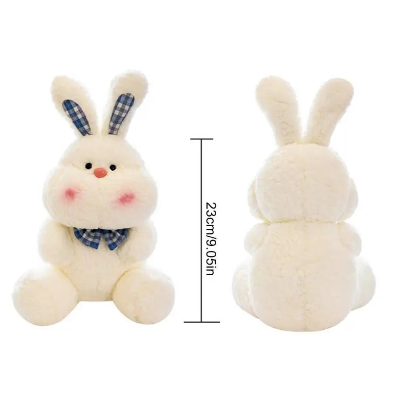 Bunny Plush Stuffed Animal Rabbit Doll Stuffed Plushies Toy Skin Friendly Rabbit Stuffed Animal Plushies Toy for Bedroom Dining