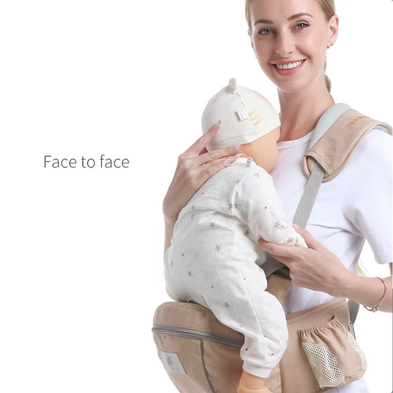 Ergonomic Baby Carrier Portable Infant Kid Hip Seat Waist Stool Sling Front Facing Kangaroo Baby Wrap Carrier for Baby Gear