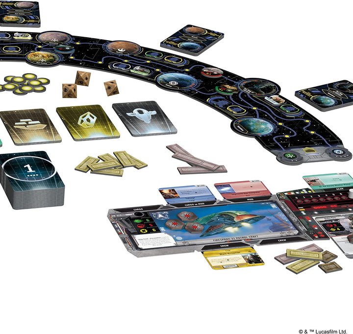 Star Wars Outer Rim Board Game - Strategy Game, Fun Family Adventure for Teens & Adults, Ages 14+, 1-4 Players, 3-4 Hour Playtime