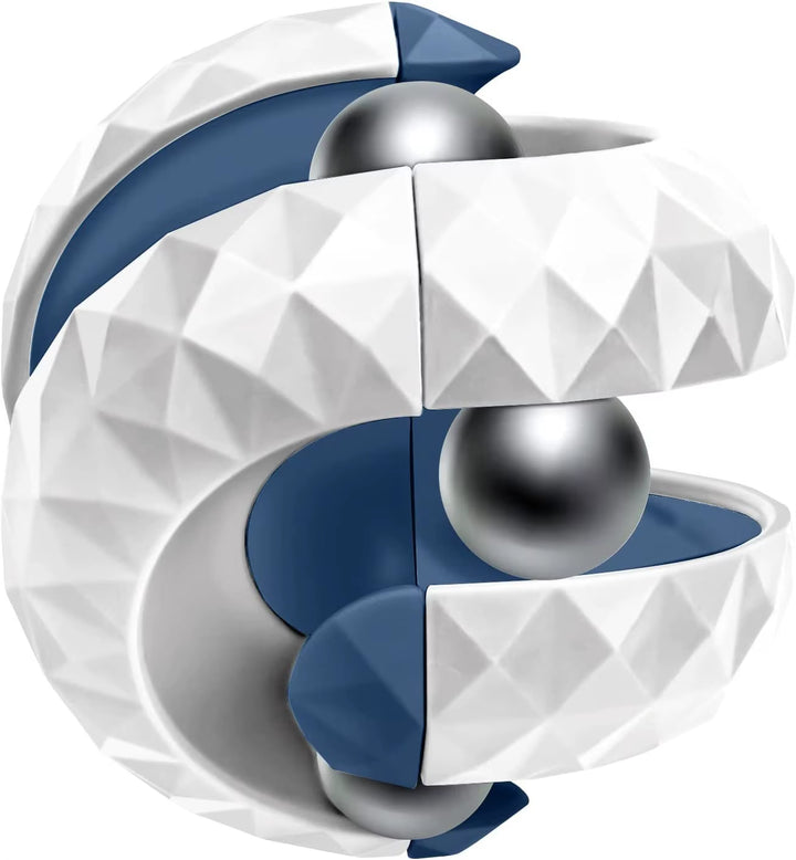 Decompression Toy Creative Orbit Ball Toy Children Autism Orbit Ball Cube anti Stress Sensory Toys Infinite Flip Change for Kid